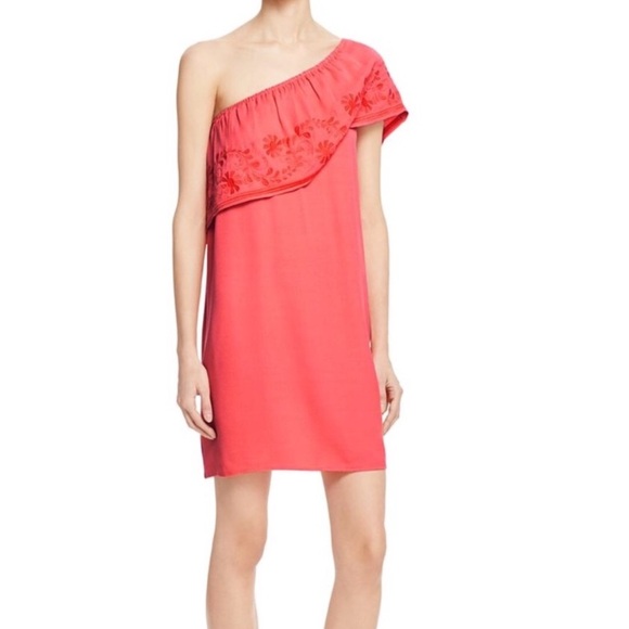 Rebecca Minkoff Dresses & Skirts - Rebecca Minkoff Coral Off Shoulder Dress